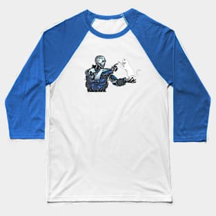 Android Meets Kitty Baseball T-Shirt